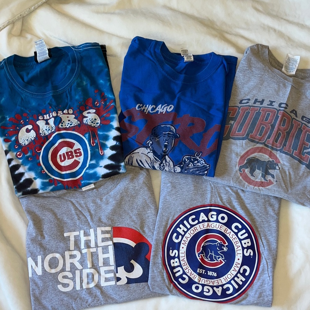 Chicago Cubs T-shirt bundle